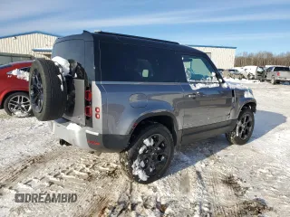 2023 Land Rover Defender S with VIN SALEJ6EX7P2243744, listed as a Copart auction lot 88471945 with 18,822 mi miles and Salvage title. Bid and sale history available at DreamBid. Image 3.