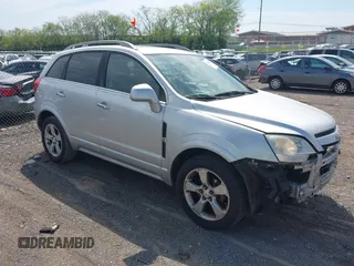 2014 Chevrolet Captiva Sport LTZ with VIN 3GNAL4EK5ES532302, listed as a IAAI auction lot 42056698 with 105,141 mi miles. Bid and sale history available at carsss.com. Image 1.