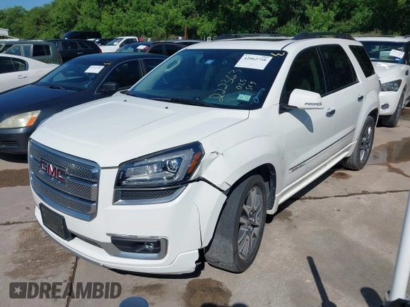 2014 GMC Acadia Denali with VIN 1GKKRTKD7EJ222363, listed as a IAAI auction lot 42062758 with 1 mi miles. Bid and sale history available at carsss.com. Image 17.