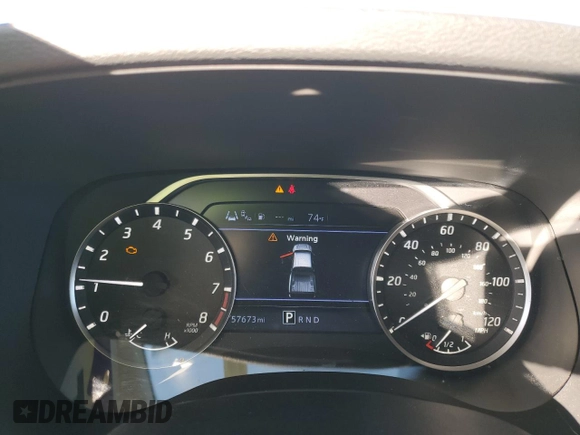 2022 Nissan Frontier S with VIN 1N6ED1CL7NN651980, listed as a Copart auction lot 47671455 with 57,673 mi miles and Salvage title. Bid and sale history available at DreamBid. Image 8.