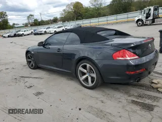 2010 BMW 6 Series 650i with VIN WBAEB5C51AC226047, listed as a Copart auction lot 73372084 with 107,163 mi miles and Clean Title. Bid and sale history available at carsss.com. Image 2.