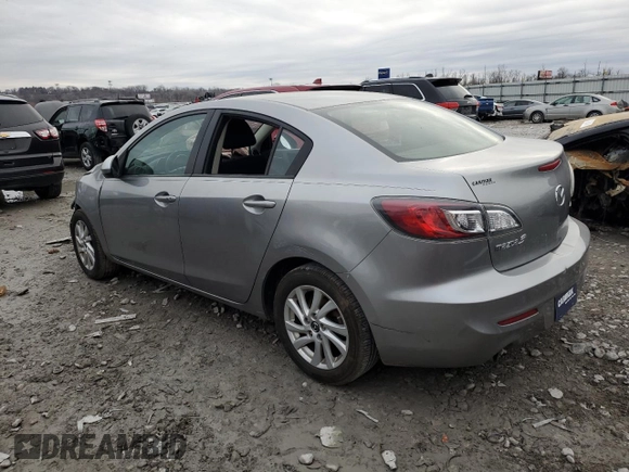2013 Mazda 3 i Touring with VIN JM1BL1V7XD1712155, listed as a Copart auction lot 86358604 with Not Provided miles and Salvage Title. Bid and sale history available at DreamBid. Image 2.