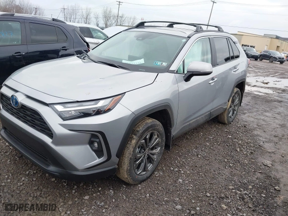 2024 Toyota RAV4 Hybrid XLE Premium with VIN 2T3B6RFV1RW080819, listed as a IAAI auction lot 41118846 with 236 mi miles. Bid and sale history available at carsss.com. Image 19.