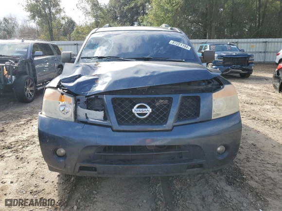 2015 Nissan Armada SV with VIN 5N1AA0ND2FN608459, listed as a Copart auction lot 87221194 with NaN miles and Salvage Title. Bid and sale history available at carsss.com. Image 5.