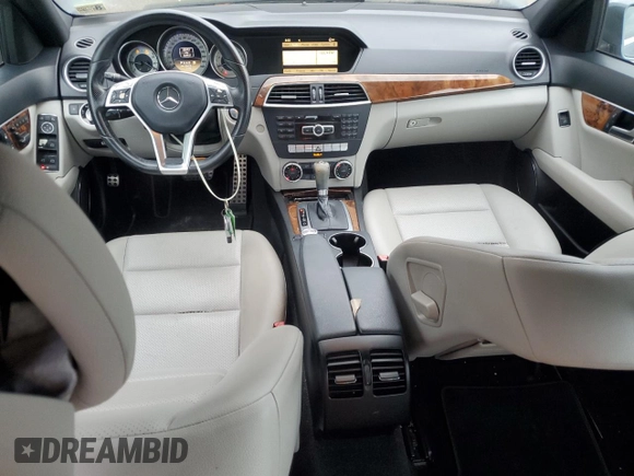 2012 Mercedes-Benz C 350 Sport with VIN WDDGF5HBXCR222096, listed as a Copart auction lot 72595324 with 134,915 mi miles and Salvage Title. Bid and sale history available at DreamBid. Image 8.