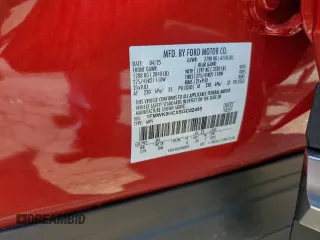 2025 Ford Explorer Platinum с VIN 1FMWK8HCXSGC02495, выставлен на аукционе Copart как лот 62073755 с пробегом 1 042 миль миль и Списание • Salvage title. История ставок и продаж доступна на DreamBid. Изображение 13.