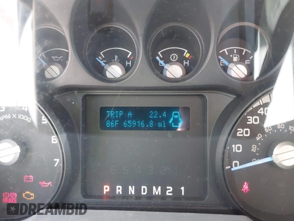 2014 Ford F-250 XL with VIN 1FTBF2B61EEA36052, listed as a IAAI auction lot 41936441 with 65,916 mi miles and . Bid and sale history available at DreamBid. Image 7.