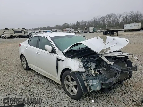 2014 Kia Optima LX with VIN 5XXGM4A71EG275842, listed as a Copart auction lot 44703965 with 153,169 mi miles and Salvage Title. Bid and sale history available at carsss.com. Image 10.