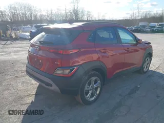 2022 Hyundai Kona SEL with VIN KM8K6CAB2NU890103, listed as a IAAI auction lot 41241709 with 54,868 mi miles. Bid and sale history available at carsss.com. Image 4.