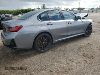 2024 BMW 3 Series M340i with VIN 3MW49FS08R8E37154, listed as a Copart auction lot 65490464 with 7,494 mi miles and Salvage Title. Bid and sale history available at carsss.com. Image 3.