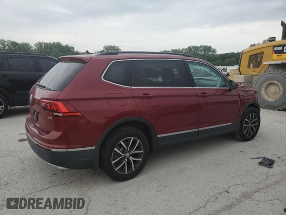 2018 Volkswagen Tiguan SEL with VIN 3VV3B7AXXJM009686, listed as a Copart auction lot 58838695 with 94,593 mi miles and Salvage title. Bid and sale history available at DreamBid. Image 3.