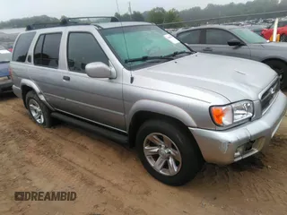 2002 Nissan Pathfinder SE z VIN JN8DR09Y32W722437, wystawiony jako IAAI lot #42417996 z przebiegiem 241 328 mil mil oraz . Historia ofert i sprzedaży dostępna na DreamBid. Obrazek 1.