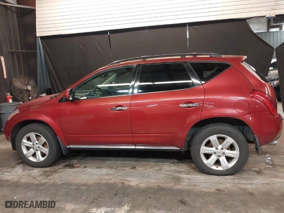 2006 Nissan Murano SL with VIN JN8AZ08W46W517279, listed as a IAAI auction lot 41662143 with 147,529 mi miles. Bid and sale history available at carsss.com. Image 14.
