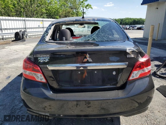 2020 Mitsubishi Mirage G4 SE with VIN ML32F4FJ8LHF13197, listed as a Copart auction lot 55617694 with 32,311 mi miles and Salvage Title. Bid and sale history available at carsss.com. Image 6.