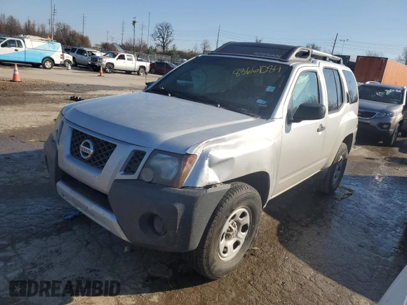 2014 Nissan Xterra X with VIN 5N1AN0NW1EN804235, listed as a Copart auction lot 83661084 with 103,482 mi miles and Salvage Title. Bid and sale history available at DreamBid. Image 1.
