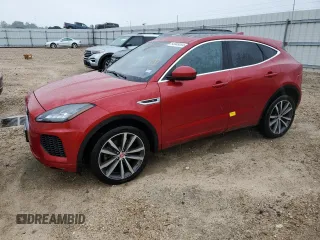 2018 Jaguar E-Pace R-Dynamic S with VIN SADFT2GX1J1Z29596, listed as a Copart auction lot 54948054 with 96,465 mi miles and . Bid and sale history available at DreamBid. Image 1.