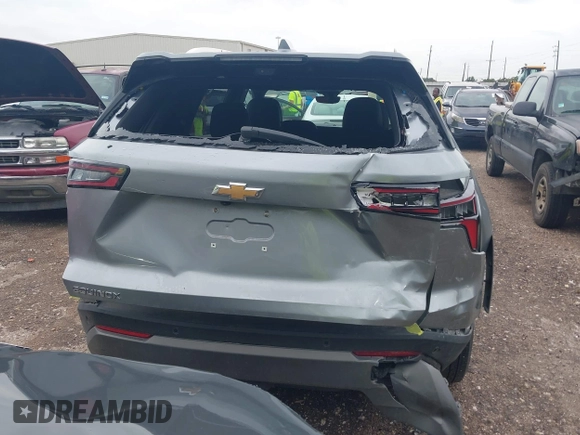 2025 Chevrolet Equinox FWD LT with VIN 3GNAXHEG4SL167463, listed as a IAAI auction lot 42494601 with 16,543 mi miles and . Bid and sale history available at DreamBid. Image 16.