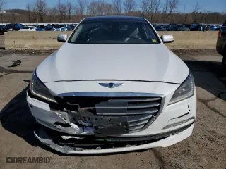 2016 Hyundai Genesis 3.8L with VIN KMHGN4JEXGU142923, listed as a Copart auction lot 49267195 with 179,723 mi miles and Salvage Title. Bid and sale history available at carsss.com. Image 5.
