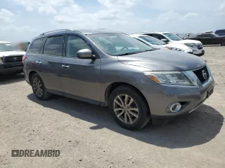 2016 Nissan Pathfinder SL with VIN 5N1AR2MN3GC636394, listed as a Copart auction lot 53661025 with 60,542 mi miles and Salvage title. Bid and sale history available at DreamBid. Image 4.