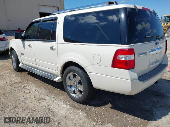 2007 Ford Expedition EL Limited with VIN 1FMFK19507LA18415, listed as a IAAI auction lot 41789617 with 219,455 mi miles. Bid and sale history available at carsss.com. Image 3.