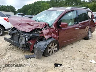 2009 Nissan Quest with VIN 5N1BV28U19N100908, listed as a Copart auction lot 67678474 with 0 mi miles and Salvage Title. Bid and sale history available at carsss.com. Image 1.