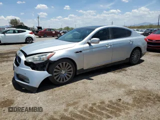 2015 Kia K900 Premium с VIN KNALU4D41F6027099, выставлен на аукционе Copart как лот 65740655 с пробегом 120 955 миль миль и Чистый • Clean title. История ставок и продаж доступна на DreamBid. Изображение 1.