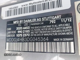 2013 Mercedes-Benz C 250 with VIN WDDGJ4HB3DG045364, listed as a IAAI auction lot 42311446 with 132,499 mi miles and . Bid and sale history available at DreamBid. Image 9.