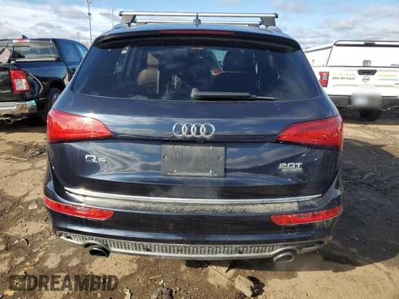 2017 Audi Q5 Premium Plus with VIN WA1M2AFP1HA096078, listed as a Copart auction lot 51147415 with 68,236 mi miles and Clean Title. Bid and sale history available at carsss.com. Image 6.