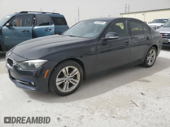 2016 BMW 3 Series 328i with VIN WBA8E9G50GNT47512, listed as a Copart auction lot 49280005 with 120,192 mi miles and Salvage Title. Bid and sale history available at carsss.com. Image 1.