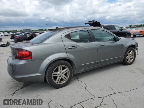 2013 Dodge Avenger SXT with VIN 1C3CDZCB9DN590604, listed as a Copart auction lot 58930125 with 168,586 mi miles and Clean title. Bid and sale history available at DreamBid. Image 3.