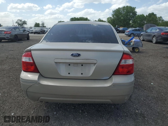 2006 Ford Five Hundred SE с VIN 1FAFP23146G150401, выставлен на аукционе Copart как лот 57000605 с пробегом 218 689 миль миль и Списание • Salvage title. История ставок и продаж доступна на DreamBid. Изображение 6.