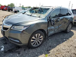 2014 Acura MDX Technology with VIN 5FRYD3H4XEB010168, listed as a Copart auction lot 63021185 with Not provided miles and Salvage title. Bid and sale history available at DreamBid. Image 1.