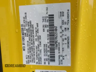 2016 Ford Mustang GT with VIN 1FA6P8CF9G5214847, listed as a Copart auction lot 61108705 with 54,137 mi miles and Salvage title. Bid and sale history available at DreamBid. Image 12.