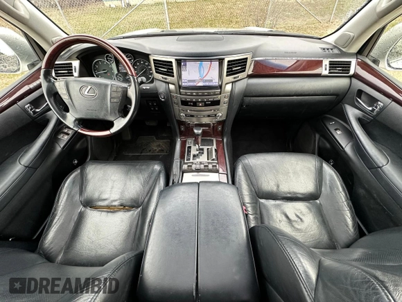 2013 Lexus LX 570 with VIN JTJHY7AX9D4100920, listed as a Copart auction lot 54273215 with 229,058 mi miles and Clean Title. Bid and sale history available at DreamBid. Image 9.