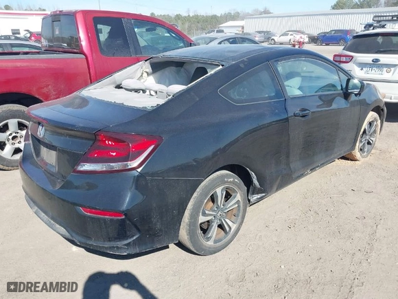 2015 Honda Civic Coupe EX with VIN 2HGFG3B81FH503214, listed as a IAAI auction lot 41679382 with 94,883 mi miles. Bid and sale history available at carsss.com. Image 4.