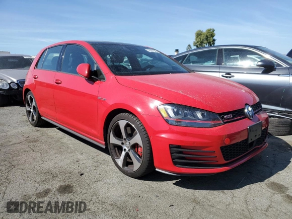 2016 Volkswagen Golf GTI S w/Performance Pkg with VIN 3VW447AU7GM021271, listed as a Copart auction lot 70221943 with 67,581 mi miles. Bid and sale history available at carsss.com. Image 4.