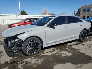 2024 Kia K5 GT-Line with VIN 5XXG64J21RG245339, listed as a Copart auction lot 50255455 with 26,310 mi miles and Salvage Title. Bid and sale history available at carsss.com. Image 1.
