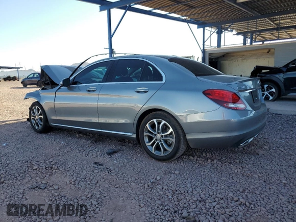 2016 Mercedes-Benz C 300 with VIN 55SWF4JB7GU109002, listed as a Copart auction lot 58001245 with 109,289 mi miles and Salvage title. Bid and sale history available at DreamBid. Image 2.
