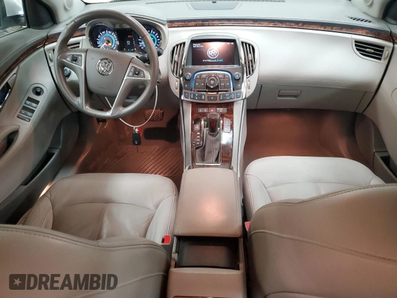 2012 Buick LaCrosse Premium 1 с VIN 1G4GD5E32CF355364, выставлен на аукционе Copart как лот 52434835 с пробегом 161 612 миль миль и Чистый • Clean title. История ставок и продаж доступна на DreamBid. Изображение 8.