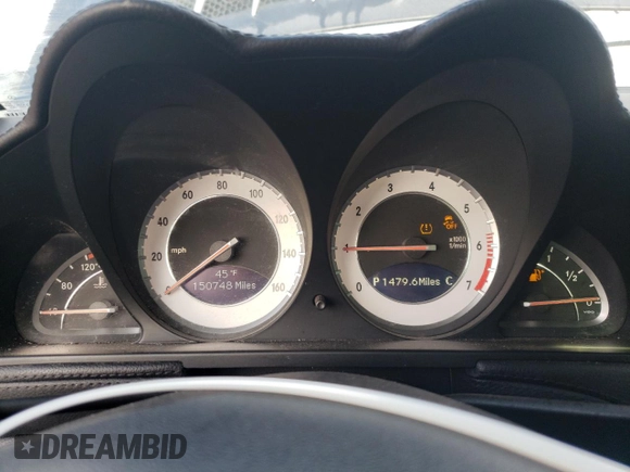 2011 Mercedes-Benz SL 550 with VIN WDBSK7BA7BF164619, listed as a Copart auction lot 82151354 with 150,748 mi miles and Clean title. Bid and sale history available at DreamBid. Image 9.