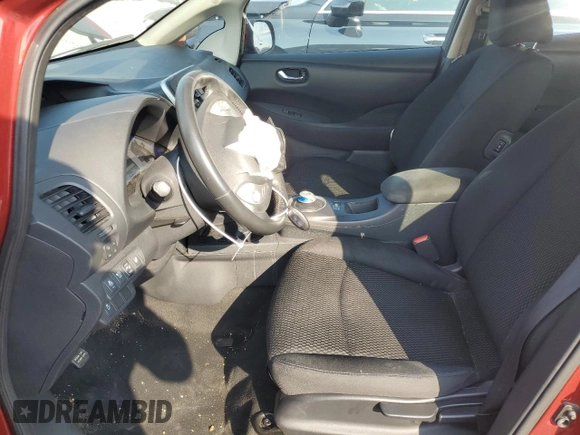2015 Nissan LEAF SV with VIN 1N4AZ0CP0FC314196, listed as a Copart auction lot 63726803 with 78,416 mi miles. Bid and sale history available at carsss.com. Image 7.