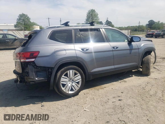 2019 Volkswagen Atlas SE with VIN 1V2UR2CA4KC606652, listed as a Copart auction lot 53994505 with Not provided miles and Salvage title. Bid and sale history available at DreamBid. Image 3.