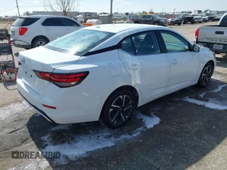 2024 Nissan Sentra SV with VIN 3N1AB8CV1RY302066, listed as a IAAI auction lot 42553617 with 38,596 mi miles and . Bid and sale history available at DreamBid. Image 4.