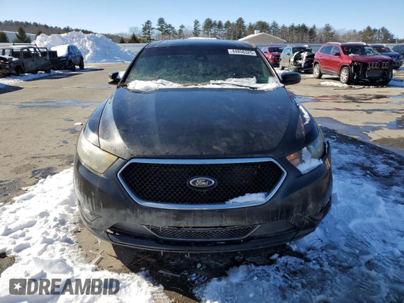 2014 Ford Taurus SHO with VIN 1FAHP2KT2EG147412, listed as a Copart auction lot 44856325 with 120,844 mi miles and Clean Title. Bid and sale history available at carsss.com. Image 5.