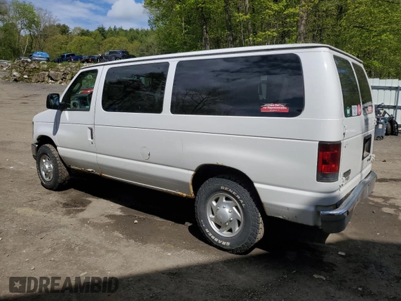 2011 Ford Econoline Passenger XL with VIN 1FBNE3BL1BDA64595, listed as a Copart auction lot 54395194 with 190,180 mi miles and Non Repairable. Bid and sale history available at carsss.com. Image 2.