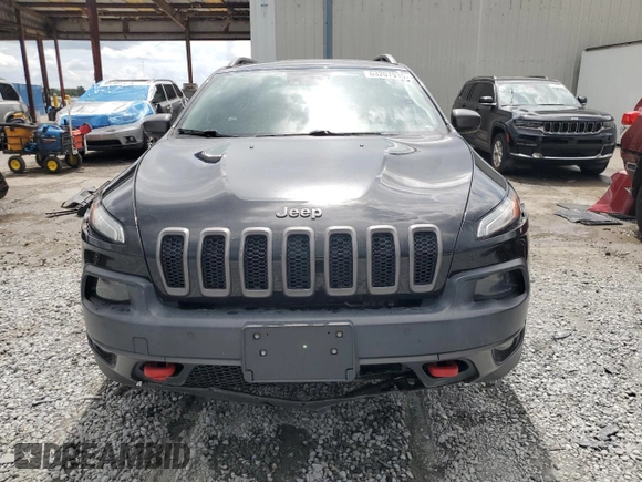 2018 Jeep Cherokee Trailhawk with VIN 1C4PJMBB0JD500672, listed as a Copart auction lot 63207915 with 72,954 mi miles and Salvage title. Bid and sale history available at DreamBid. Image 5.