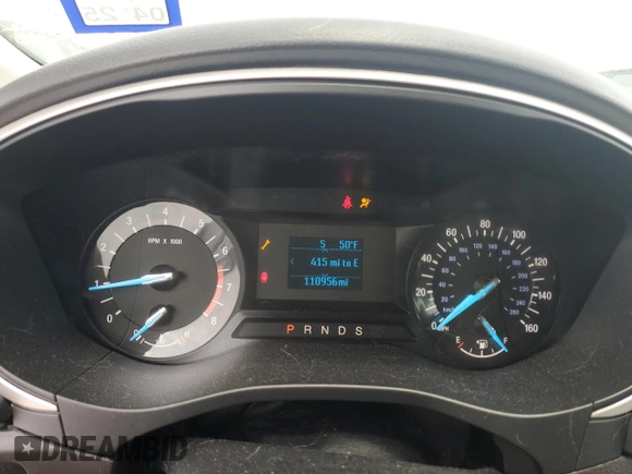 2016 Ford Fusion S with VIN 3FA6P0G74GR192743, listed as a Copart auction lot 53296105 with 110,956 mi miles and Salvage Title. Bid and sale history available at carsss.com. Image 9.