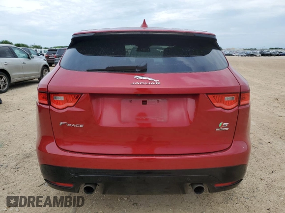 2017 Jaguar F-Pace S z VIN SADCM2BV1HA086290, wystawiony jako Copart lot #56218985 z przebiegiem 76 076 mil mil oraz Szkoda całkowita • Salvage title. Historia ofert i sprzedaży dostępna na DreamBid. Obrazek 6.