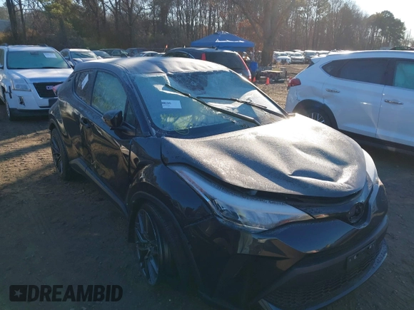2021 Toyota C-HR LE with VIN JTNKHMBX1M1118203, listed as a IAAI auction lot 40936962 with 18,424 mi miles. Bid and sale history available at carsss.com. Image 13.