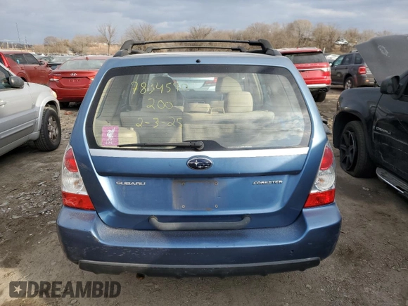 2007 Subaru Forester X w/Premium Pkg with VIN JF1SG656X7G737668, listed as a Copart auction lot 46245315 with 194,548 mi miles and Salvage Title. Bid and sale history available at carsss.com. Image 6.